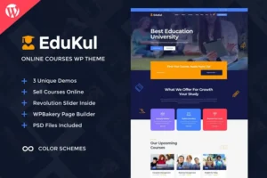 Mua Edukul | Online Courses WordPress Theme giá rẻ