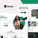Eduqe – Online Courses Elementor Pro Template Kit