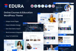 Mua Edura – Online Courses & Education WordPress Theme giá rẻ