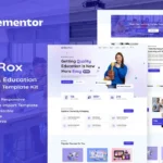 EduRox – Online Course & Education Elementor Pro Template Kit