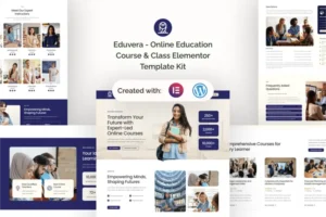 Mua Eduvera - Online Education Course & Class Elementor Template Kit giá rẻ