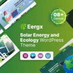 Eergx – Ecology & Solar Energy WordPress Theme