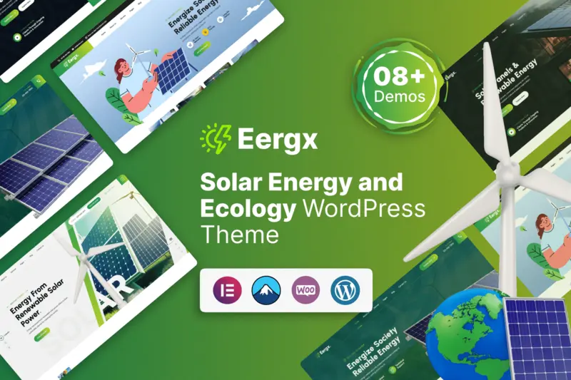 Mua Eergx - Ecology & Solar Energy WordPress Theme giá rẻ