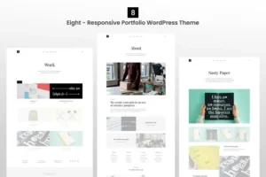 Mua Eight - Responsive Portfolio WordPress Theme giá rẻ