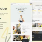 Electre – Electrician & Electrical Services Elementor Template Kit