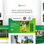 Electro – Electrician & Electrical Services Elementor Template Kit