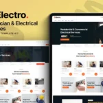 Electro – Electrician & Electrical Services Elementor Template Kit