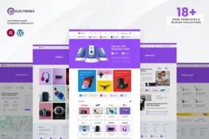 Mua Electronix - Electronics Shop Elementor Template Kit giá rẻ