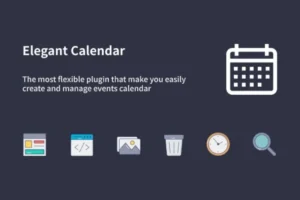 Mua Elegant Calendar - WordPress Events Calendar giá rẻ