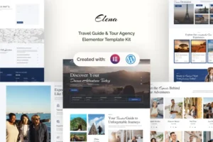 Mua Elena - Travel Guide & Tour Agency Elementor Template Kit giá rẻ