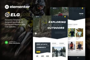 Mua Elgone – Cycling & Mountain Bike Club Elementor Template Kit giá rẻ