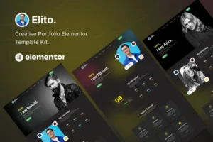 Mua Elito – Creative Portfolio Elementor Template Kit giá rẻ