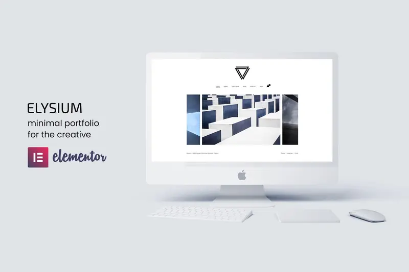 Mua Elysium - Minimal WordPress Portfolio Theme giá rẻ