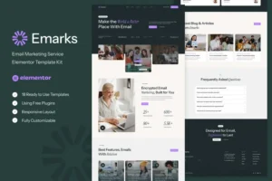 Mua Emarks - Email Marketing Service Elementor Template Kit giá rẻ