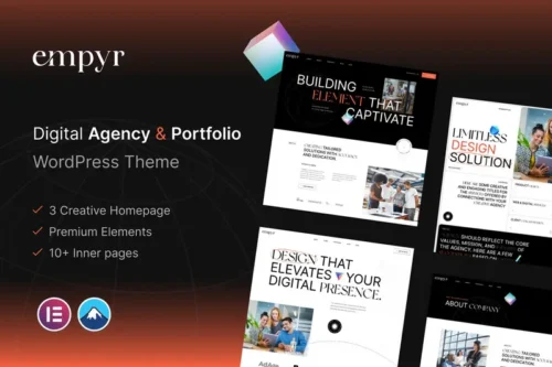 Mua Empyr - Digital Agency & Portfolio WordPress Theme giá rẻ