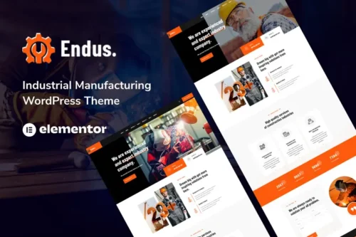 Mua Endus - Industrial Manufacturing WordPress Theme giá rẻ