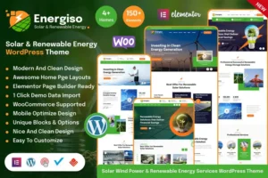 Mua Energiso - Solar & Energy WordPress Theme giá rẻ