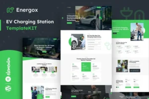 Mua Energox - EV Charging Station Elementor Template Kit giá rẻ