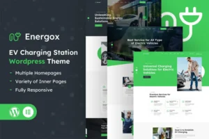 Mua Energox | EV Charging Station WordPress Theme giá rẻ