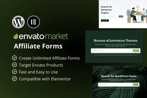 Mua Envato Market Affiliate Forms for Elementor giá rẻ