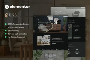 Mua Envi - Interior Design & Architecture Elementor Template Kit giá rẻ