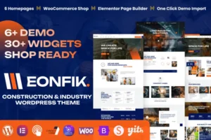 Mua Eonfik - Construction & Industry WordPress Theme giá rẻ