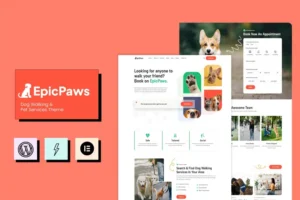 Mua EpicPaws - Dog Walking & Pet Services Theme giá rẻ