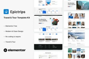 Mua EpicTrips - Travel & Tour Elementor Template Kit giá rẻ