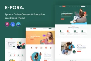 Mua Epora - Online Courses & Education WordPress Theme giá rẻ