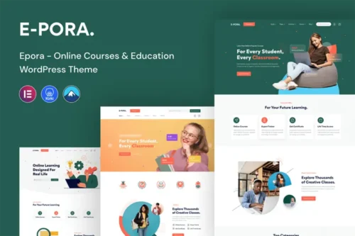Mua Epora - Online Courses & Education WordPress Theme giá rẻ