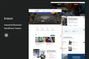 Mua Erdunt - Industrial Business WordPress Theme giá rẻ