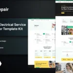 Erepair – Electrical Service Elementor Template Kit