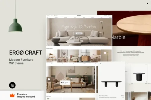 Mua ErgoCraft – Furniture Shop WordPress Theme giá rẻ