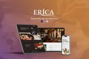 Mua Erica - Restaurant & Coffee WordPress Theme giá rẻ