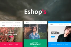 Mua Eshop’s Mail - 8 Unique Responsive Email set giá rẻ