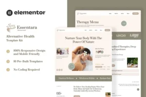 Mua Essentara - Alternative Health Elementor Template Kit giá rẻ