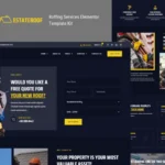EstateRoof – Roofing Services Elementor Pro Template Kit