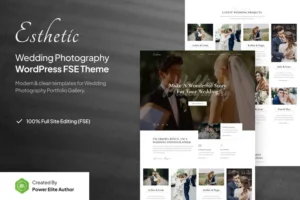 Mua Esthetic - Wedding Photography FSE WordPress Theme giá rẻ