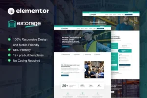 Mua Estorage - Storage Service Company Elementor Pro Template Kit giá rẻ