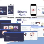 Ethant Hunt – Personal Onepage WordPress Theme