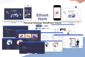 Mua Ethant Hunt - Personal Onepage WordPress Theme giá rẻ
