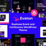 Evaton – Event Conference & Meetup WordPress Theme