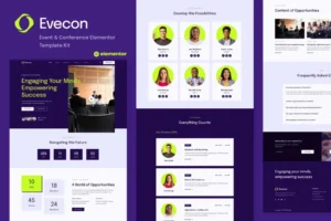 Mua Evecon - Event & Conference Elementor Template Kit giá rẻ