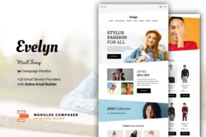 Mua Evelyn - E-commerce Responsive Email Template giá rẻ
