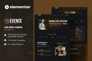 Mua Evence - Event Agency Elementor Template Kit giá rẻ