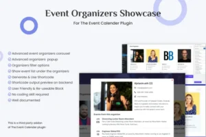 Mua Event Organizers Showcase for The Event Calendar giá rẻ