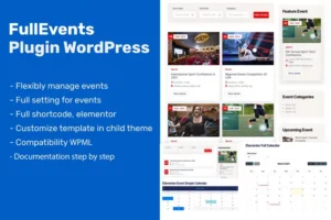 Mua Event Plugin WordPress - FullEvents giá rẻ