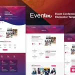 Eventen – Event Conference Meetup Elementor Pro Template Kit