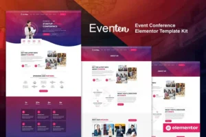 Mua Eventen - Event Conference Meetup Elementor Pro Template Kit giá rẻ