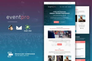 Mua EventPro - Event / Conference Responsive Email giá rẻ